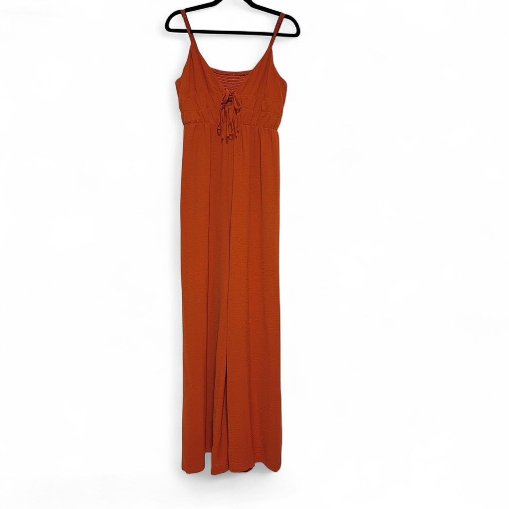 Cider Miami Sunset Jumpsuit in Orange